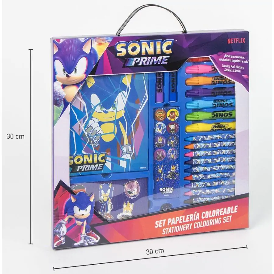 Sonic Prime Schreibwaren-set zum Ausmalen termékfotó