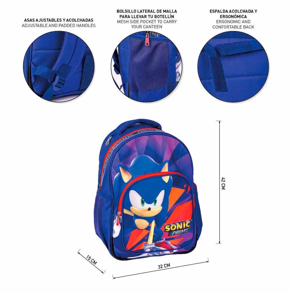 Sonic Prime táska hátizsák 42cm termékfotó