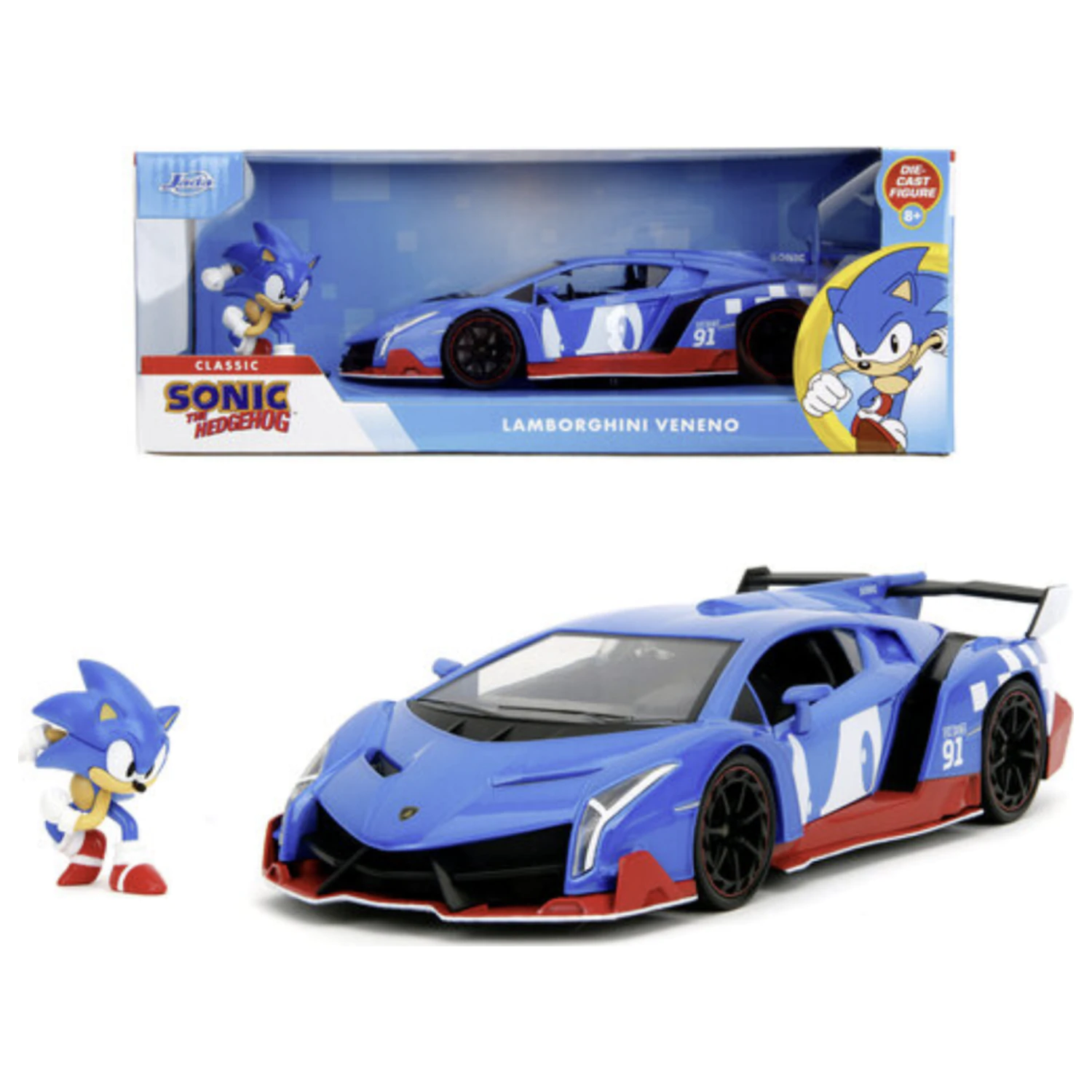 SONIC Sonic & Lamborghini Veneno 1:24 termékfotó