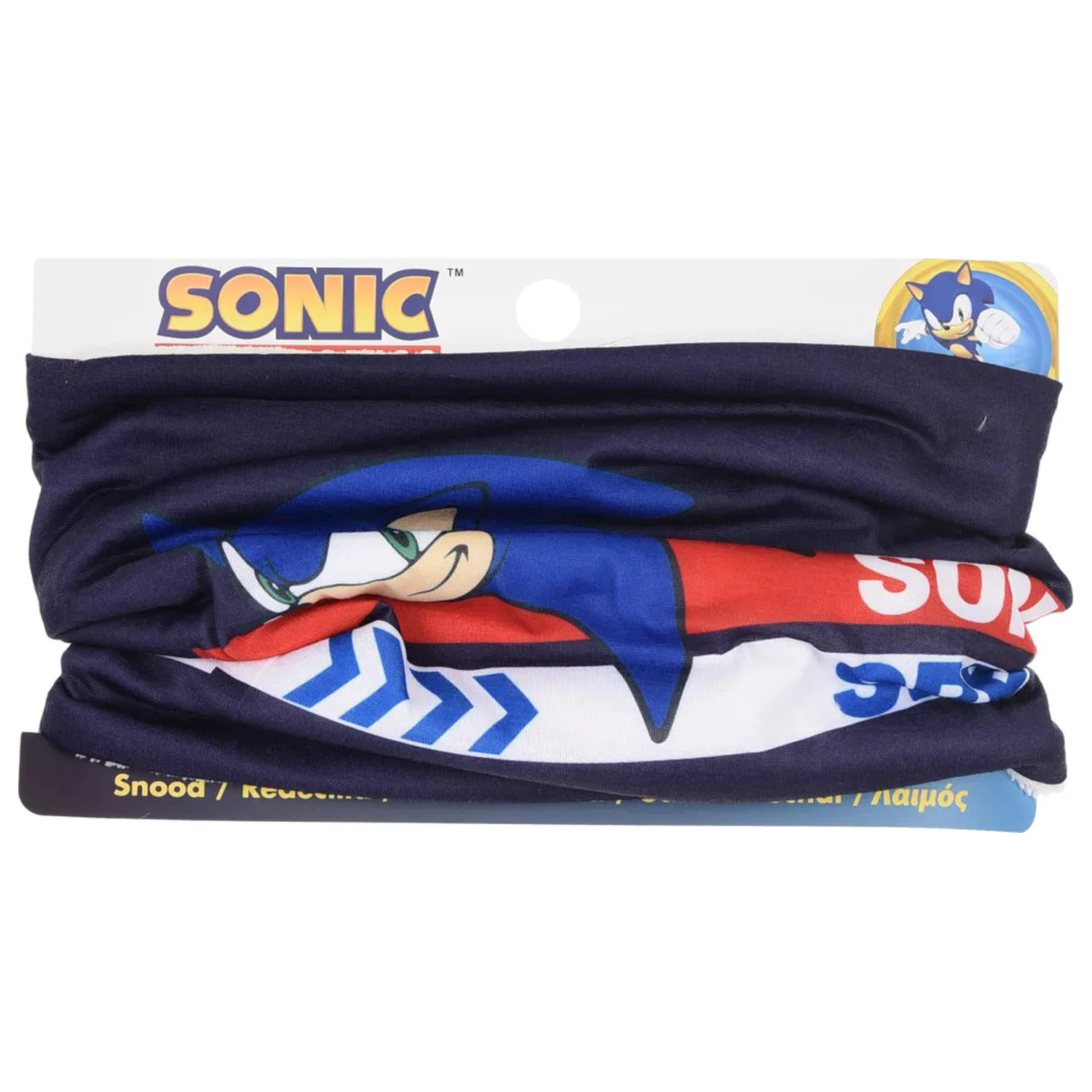 Sonic Speed gyerek sál, snood termékfotó