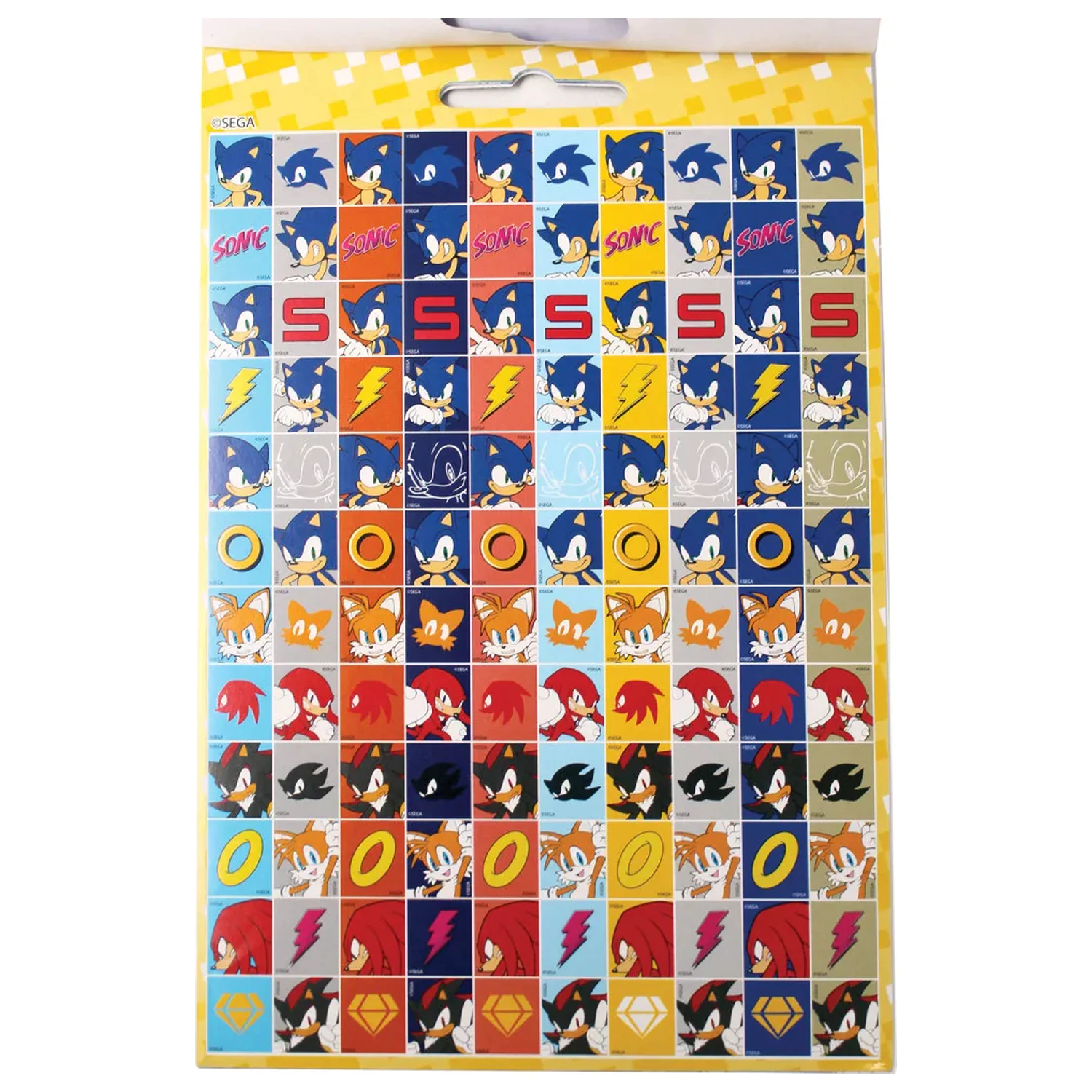 Sonic Squad 600 darabos matrica szett termékfotó