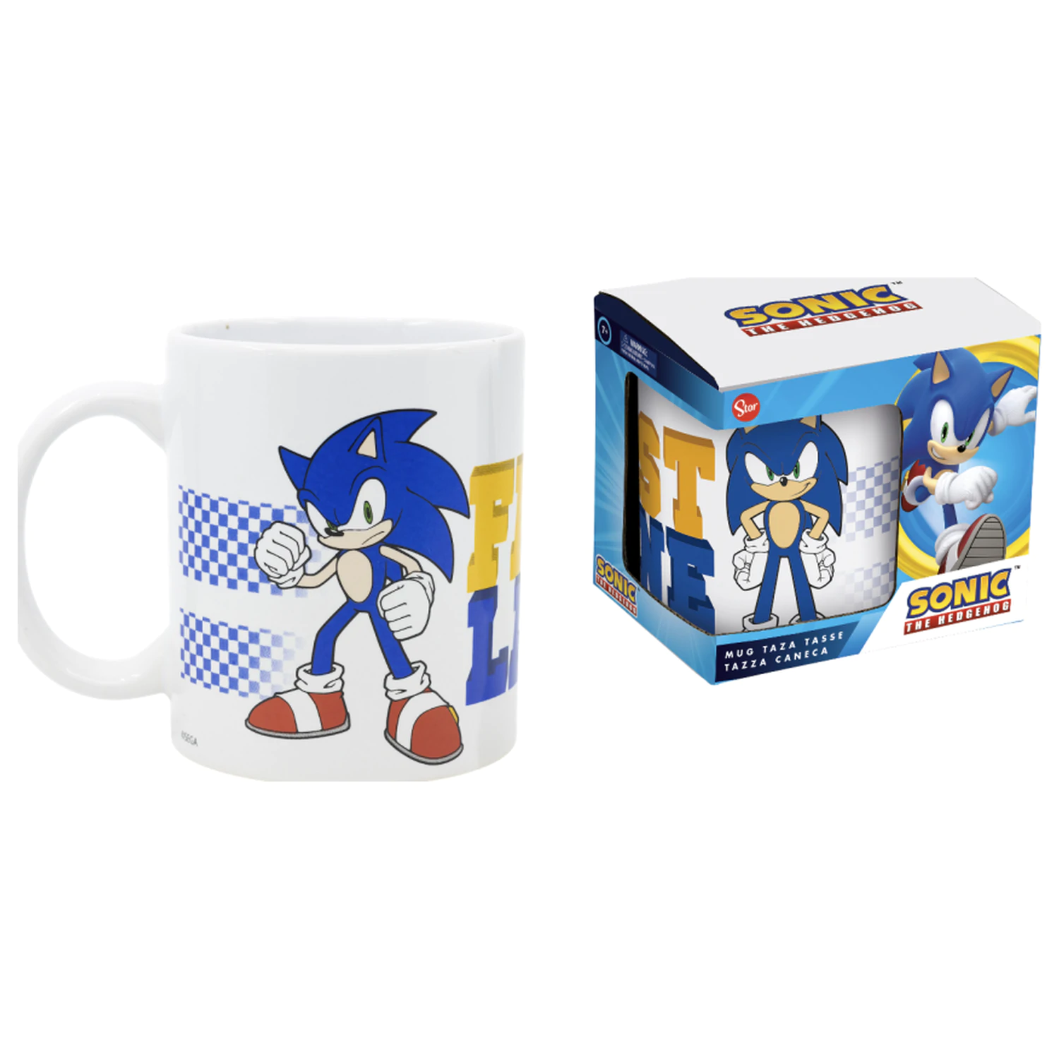 Sonic The Fat Lane kerámiabögre 325 ml termékfotó