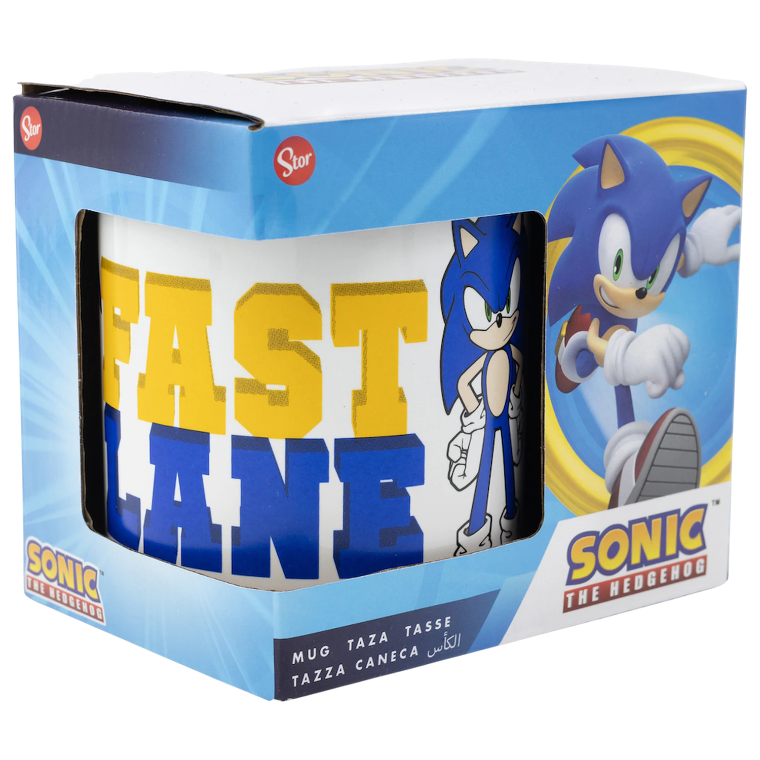 Sonic The Fat Lane kerámiabögre 325 ml termékfotó