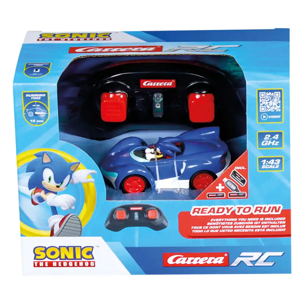 Sonic the Hedgehog 1/43 2.4GHz Mini Sonic távirányítós autó  termékfotó