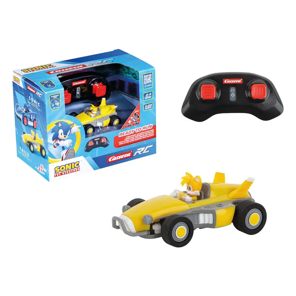 Sonic the Hedgehog 1/43 2.4GHz Mini Tails távirányítós autó termékfotó