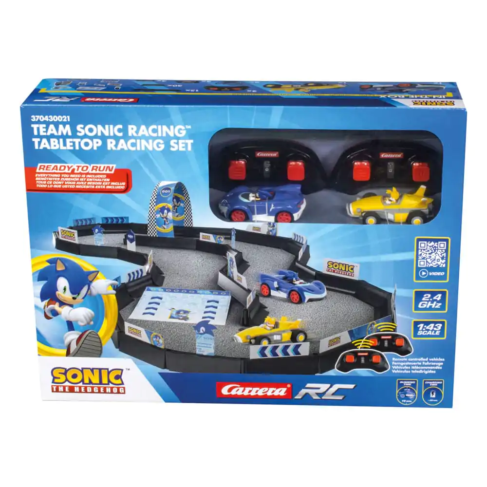 Sonic the Hedgehog 1/43 2.4GHz Tabletop Racing Set távirányítós autó készlet termékfotó