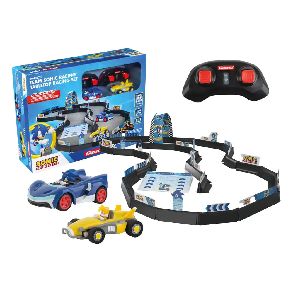 Sonic the Hedgehog 1/43 2.4GHz Tabletop Racing Set távirányítós autó készlet termékfotó