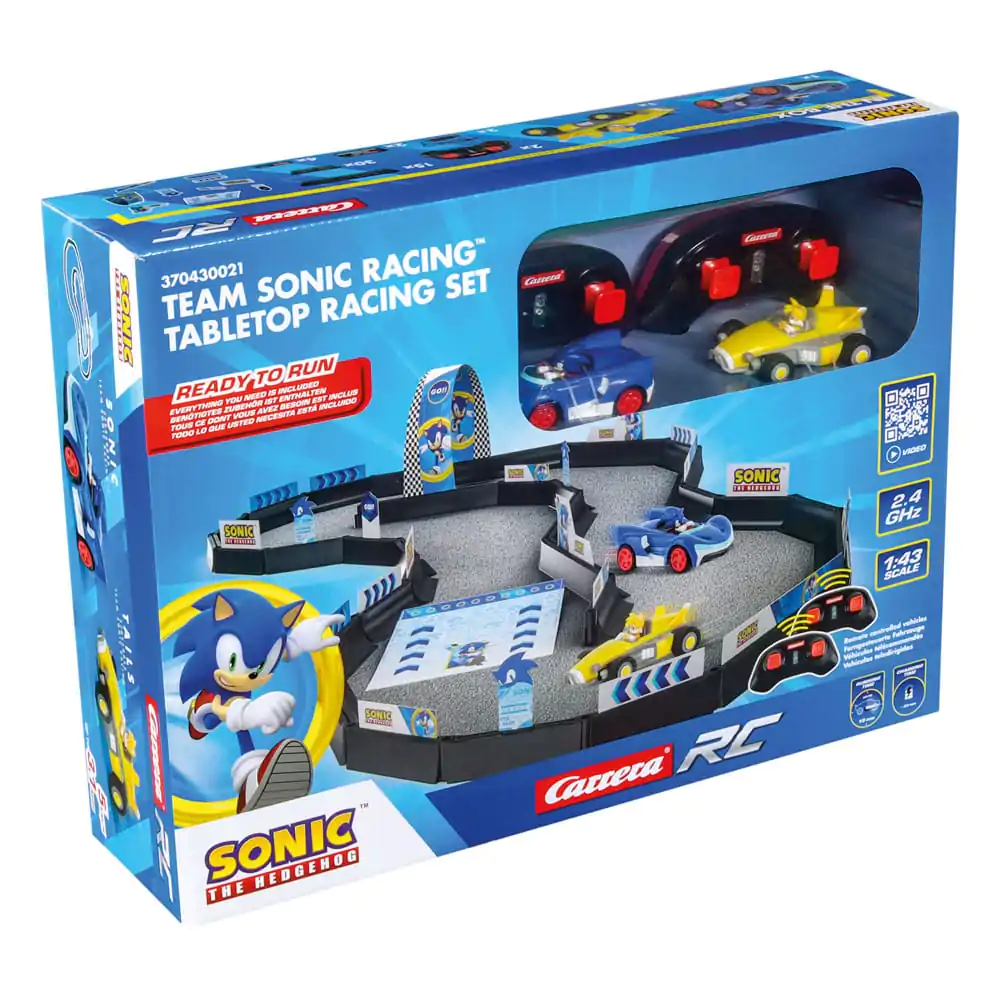 Sonic the Hedgehog 1/43 2.4GHz Tabletop Racing Set távirányítós autó készlet termékfotó