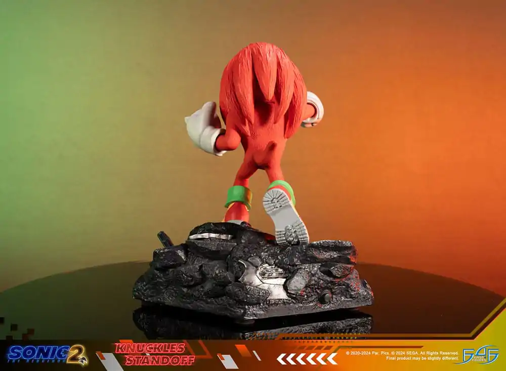 Sonic the Hedgehog 2 szobor figura Knuckles Standoff 30 cm termékfotó