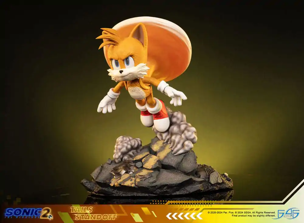 Sonic the Hedgehog 2 Tails Standoff szobor figura 32 cm termékfotó