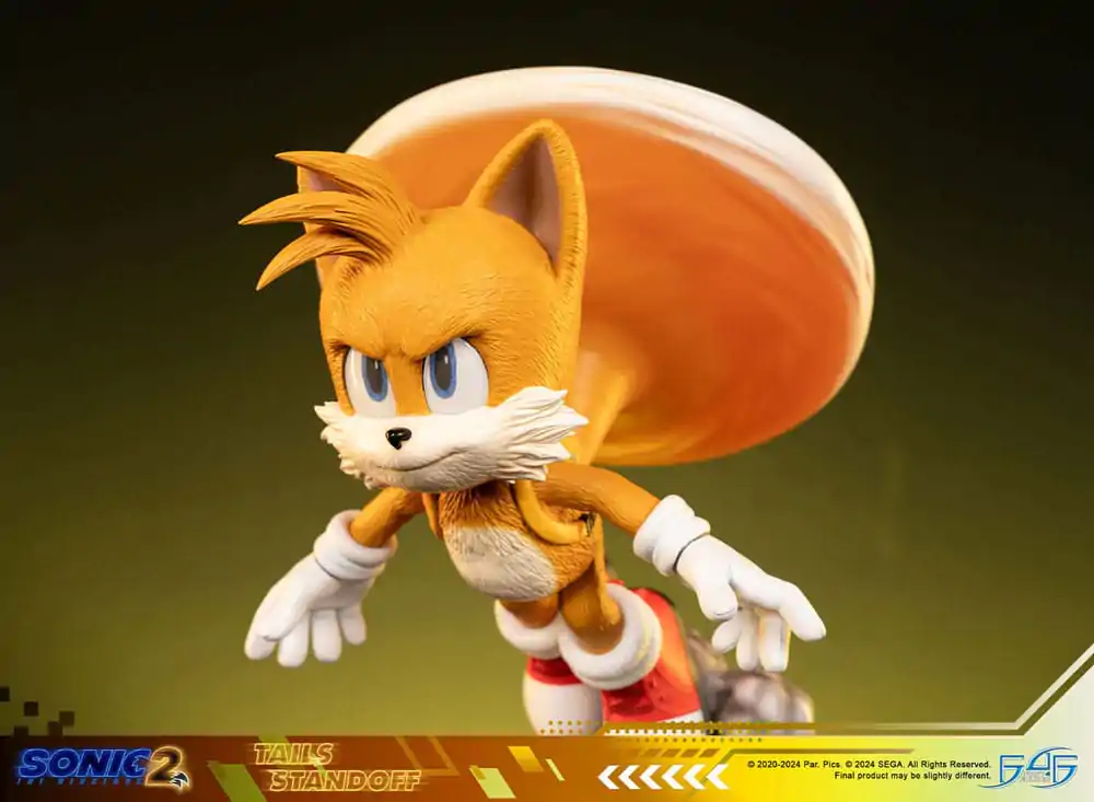 Sonic the Hedgehog 2 Tails Standoff szobor figura 32 cm termékfotó