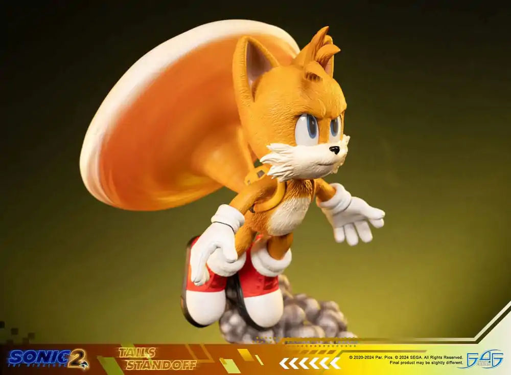 Sonic the Hedgehog 2 Tails Standoff szobor figura 32 cm termékfotó