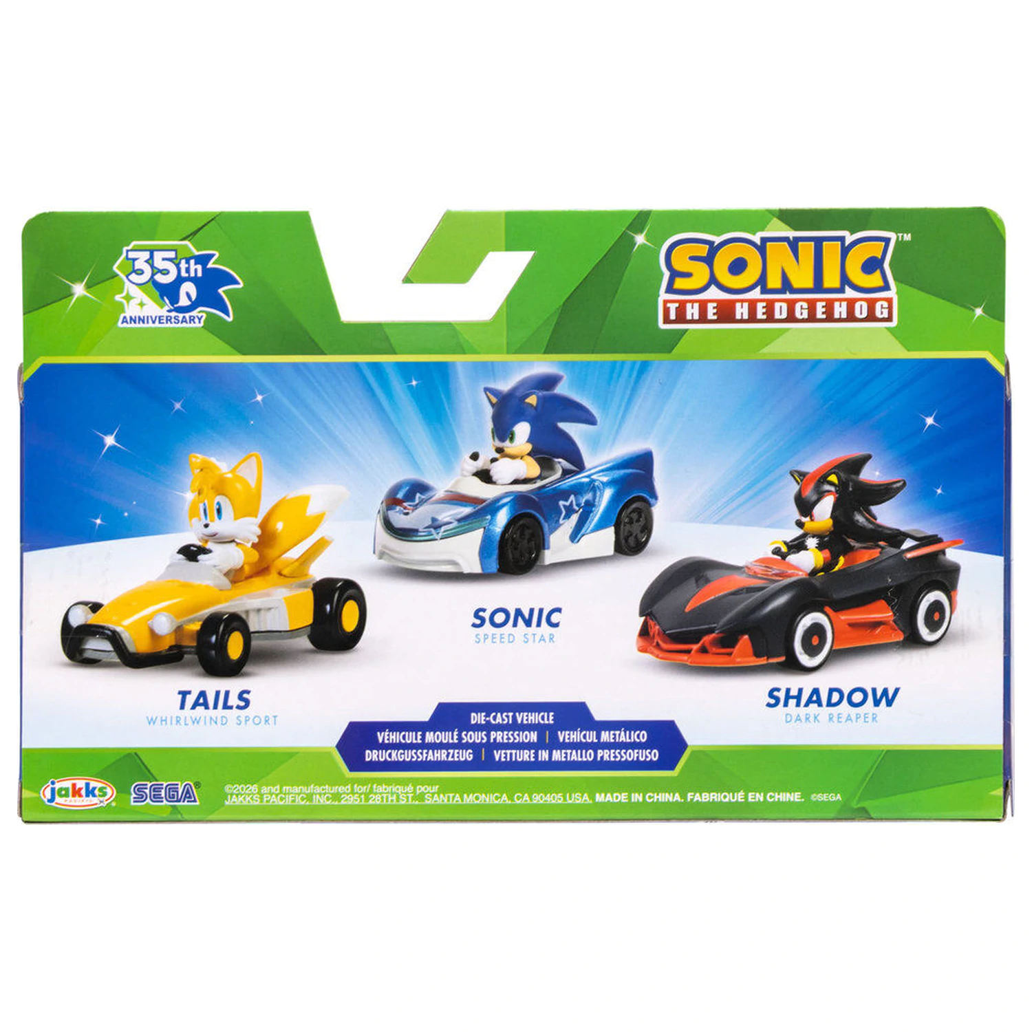 Sonic The Hedgehog 3 db-os jármű csomag termékfotó