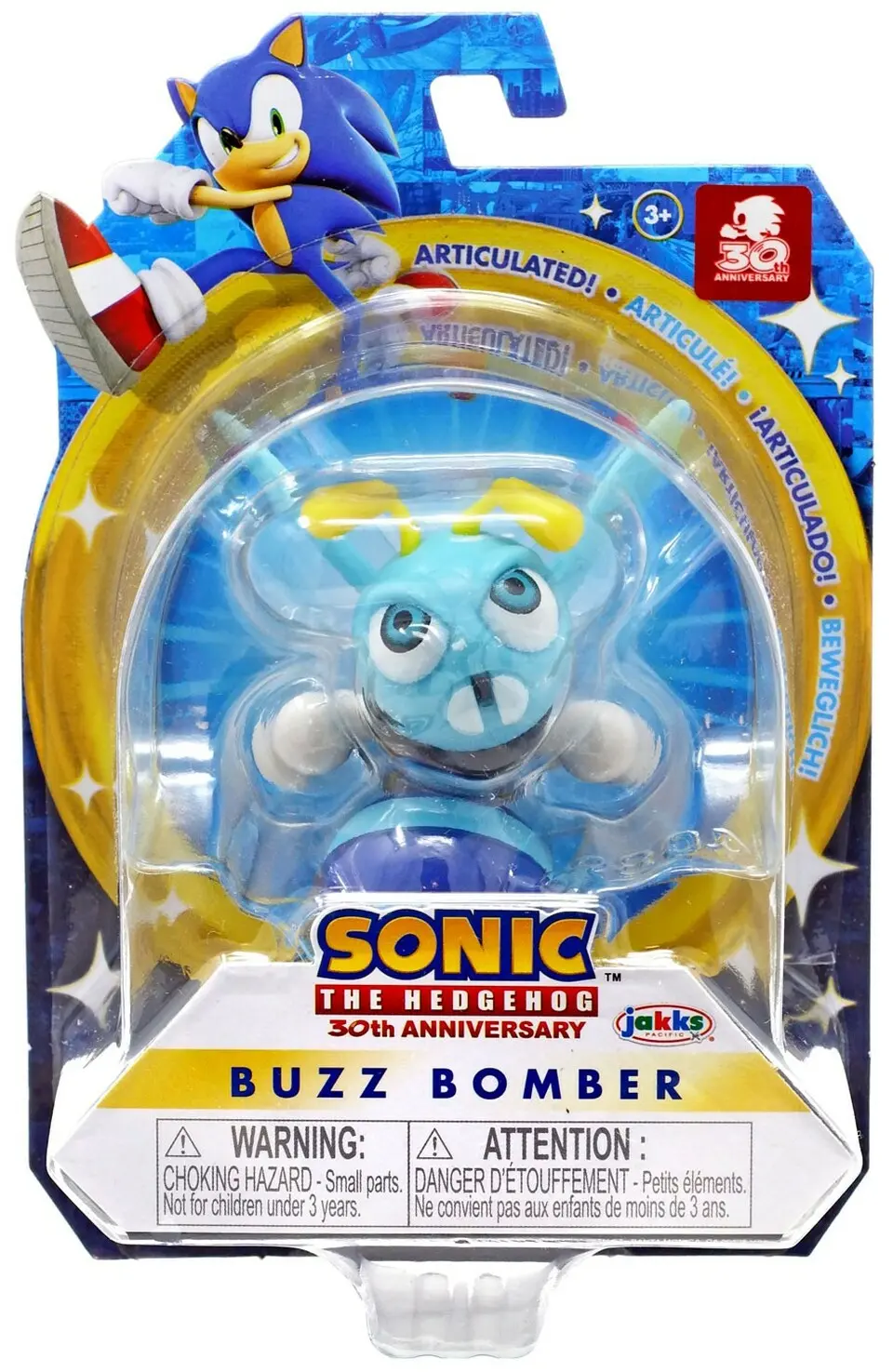 Sonic the Hedgehog 30. Évfordulós Buzz Bomber figura 7 cm cm termékfotó