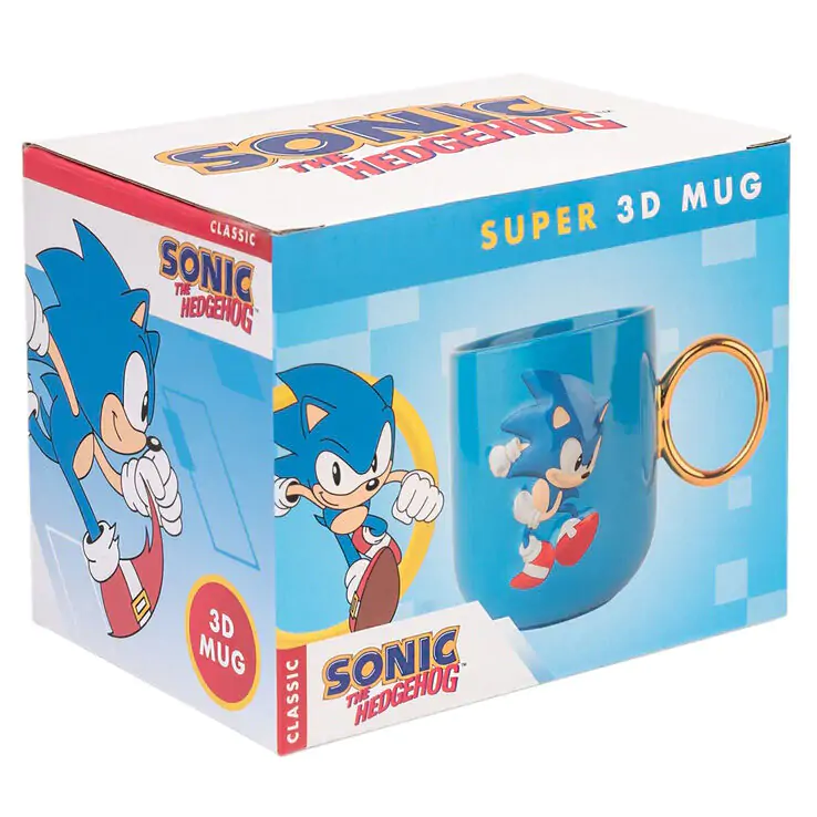 Sonic The Hedgehog 3D bögre 350ml termékfotó