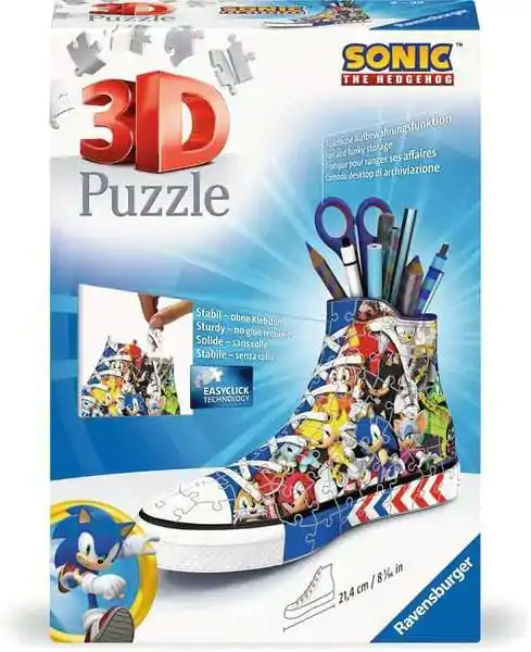 Sonic - The Hedgehog 3D puzzle Sneaker (108 darab) termékfotó