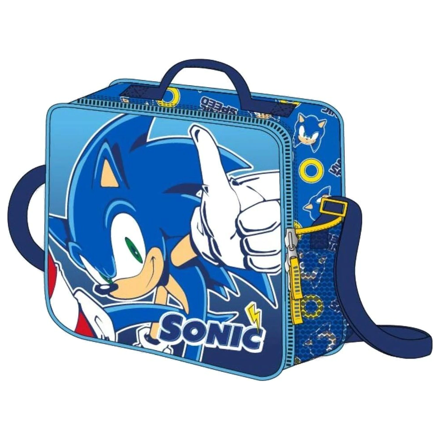 Sonic The Hedgehog 3D uzsonnás táska termékfotó