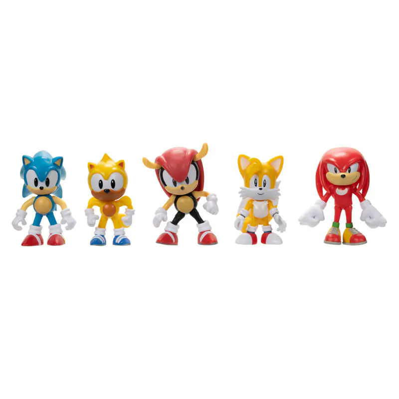 Sonic the Hedgehog 5db-os figura csomag 6cm termékfotó