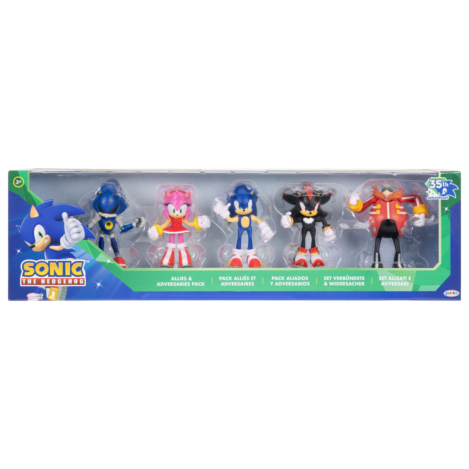Sonic The Hedgehog 5db-os figura csomag 6cm termékfotó