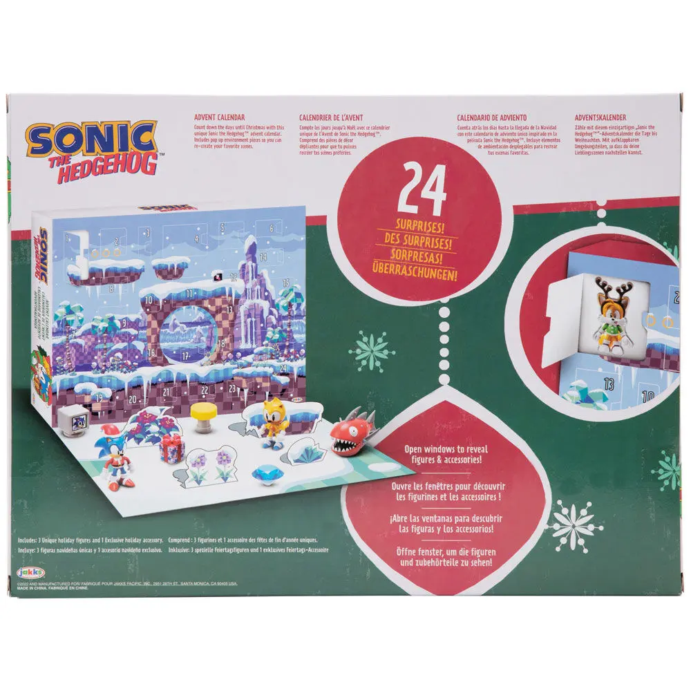 Sonic The Hedgehog adventi kalendárium termékfotó