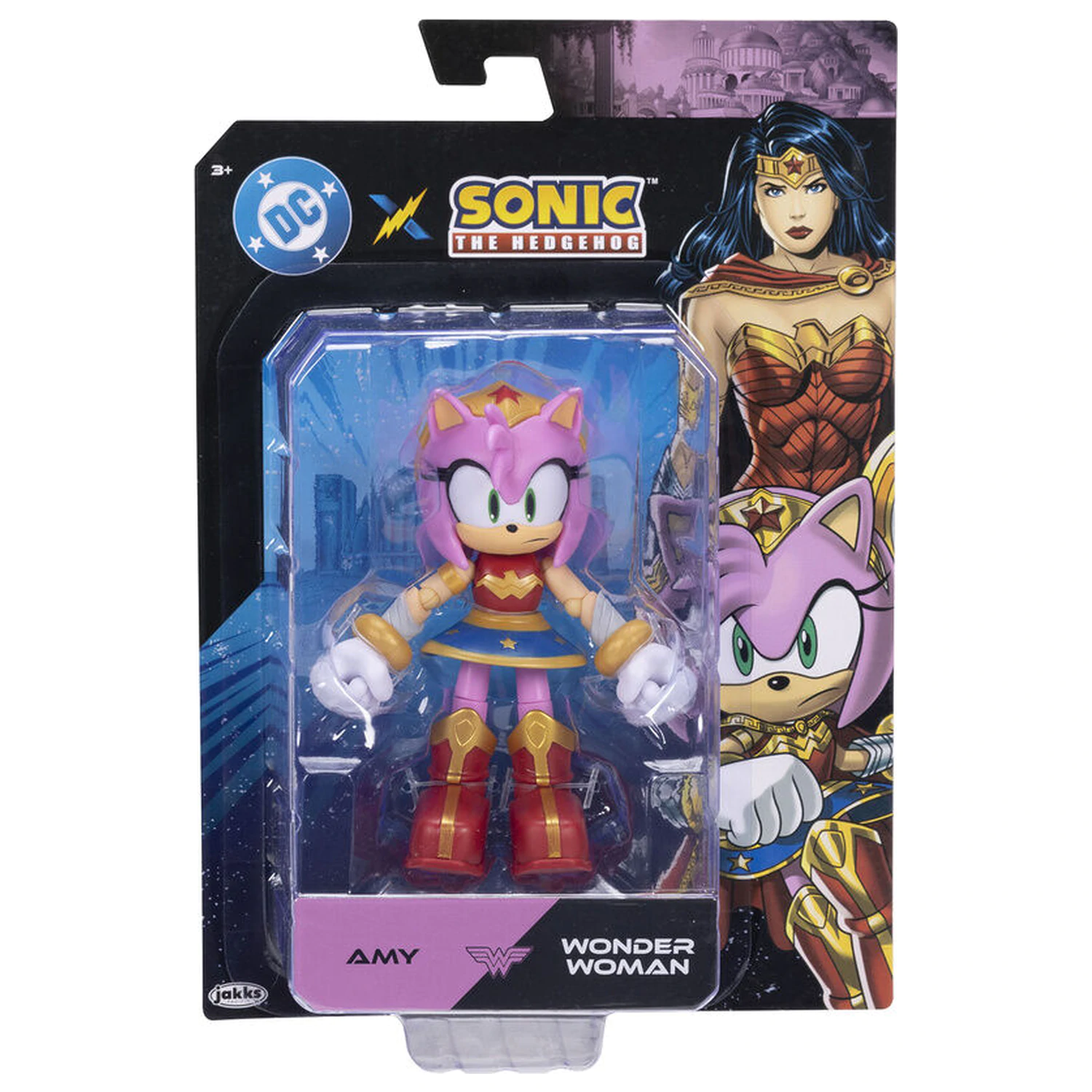 Sonic The Hedgehog Amy Wonder Woman figura 13cm termékfotó