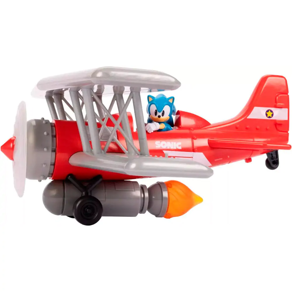 Sonic - The Hedgehog Biplane Mini figura játékkészlet 6 cm termékfotó