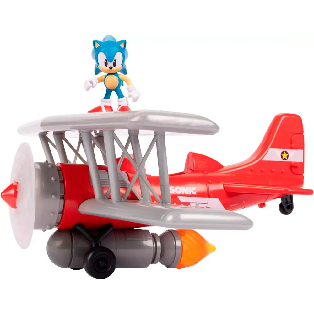 Sonic - The Hedgehog Biplane Mini figura játékkészlet 6 cm termékfotó