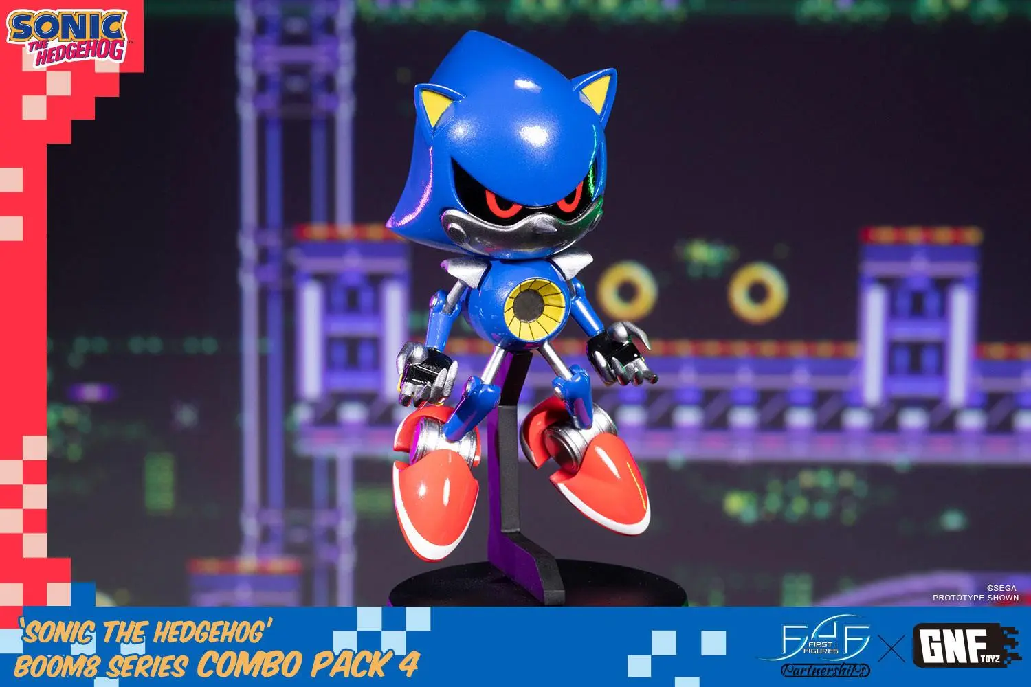 Sonic The Hedgehog BOOM8 Series  Vol. 07 Metal Sonic PVC figura 11 cm termékfotó