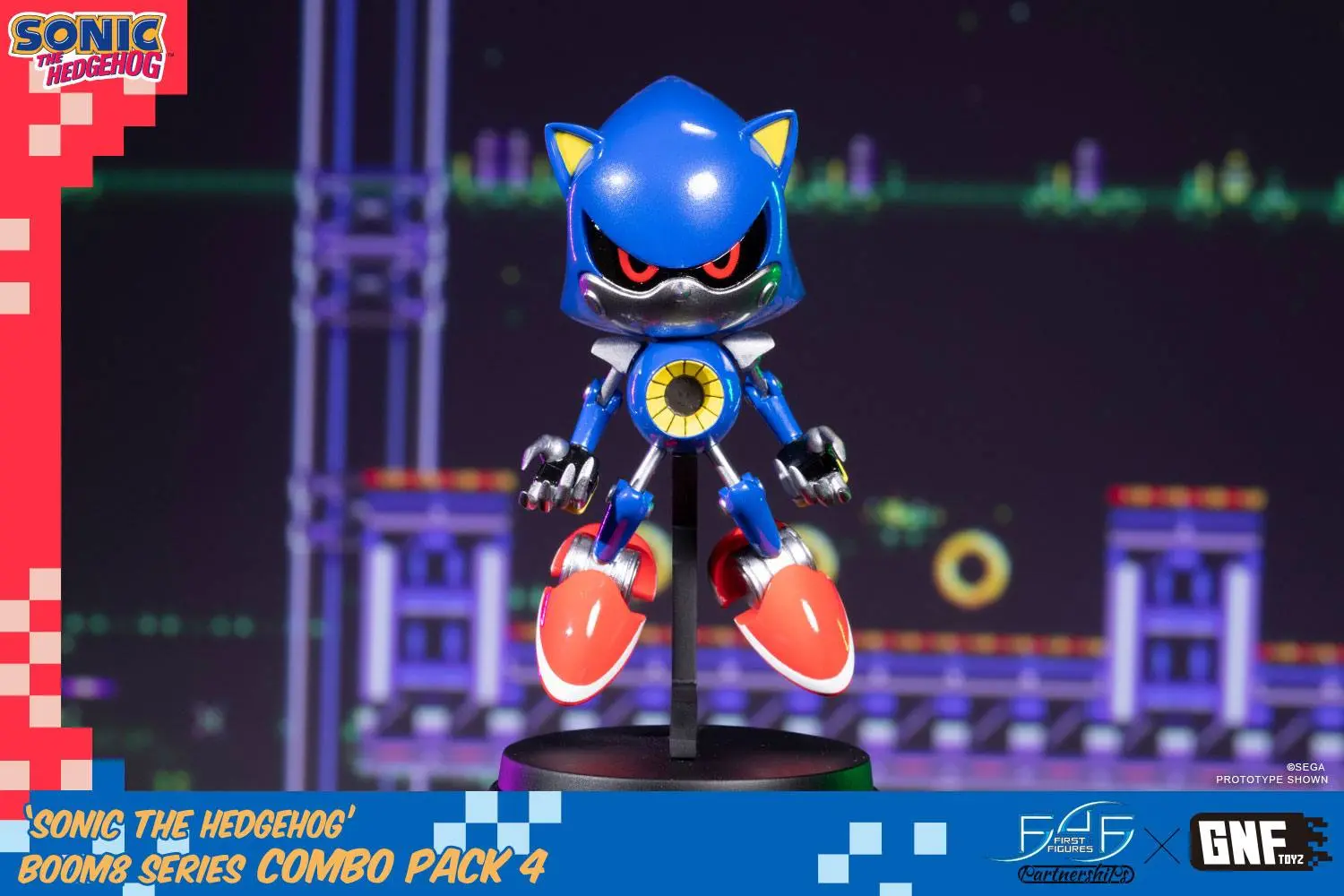 Sonic The Hedgehog BOOM8 Series  Vol. 07 Metal Sonic PVC figura 11 cm termékfotó