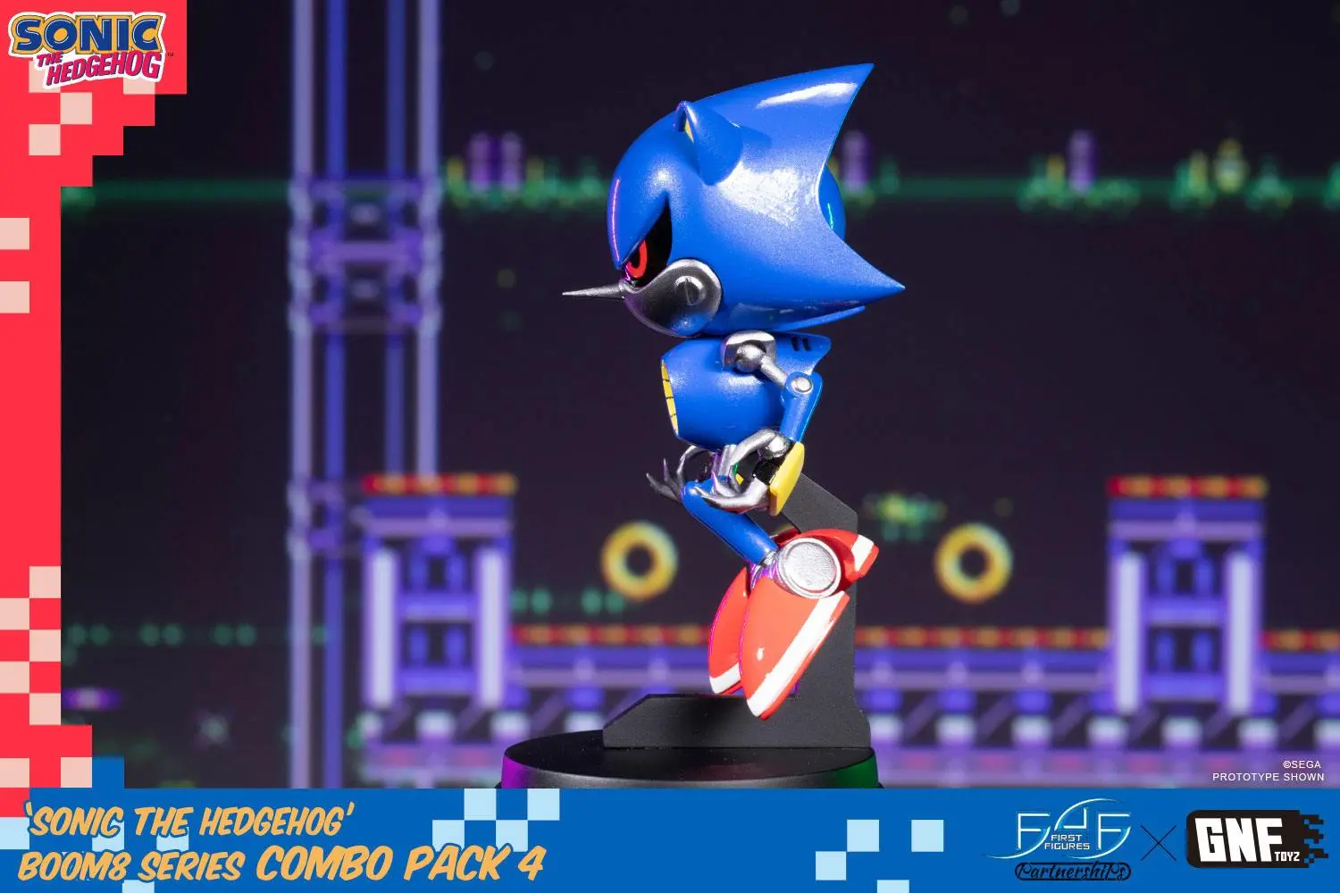 Sonic The Hedgehog BOOM8 Series  Vol. 07 Metal Sonic PVC figura 11 cm termékfotó