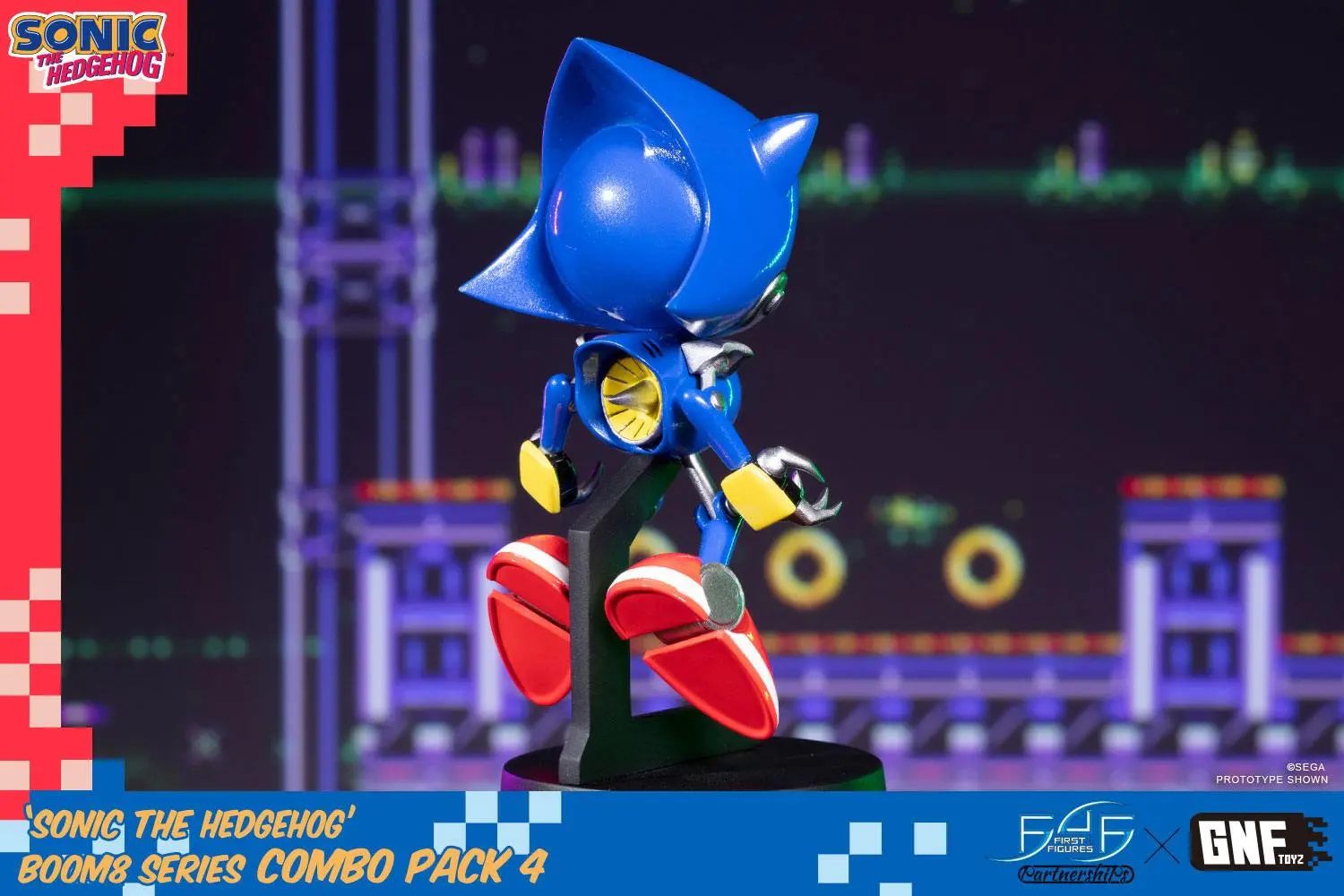 Sonic The Hedgehog BOOM8 Series  Vol. 07 Metal Sonic PVC figura 11 cm termékfotó