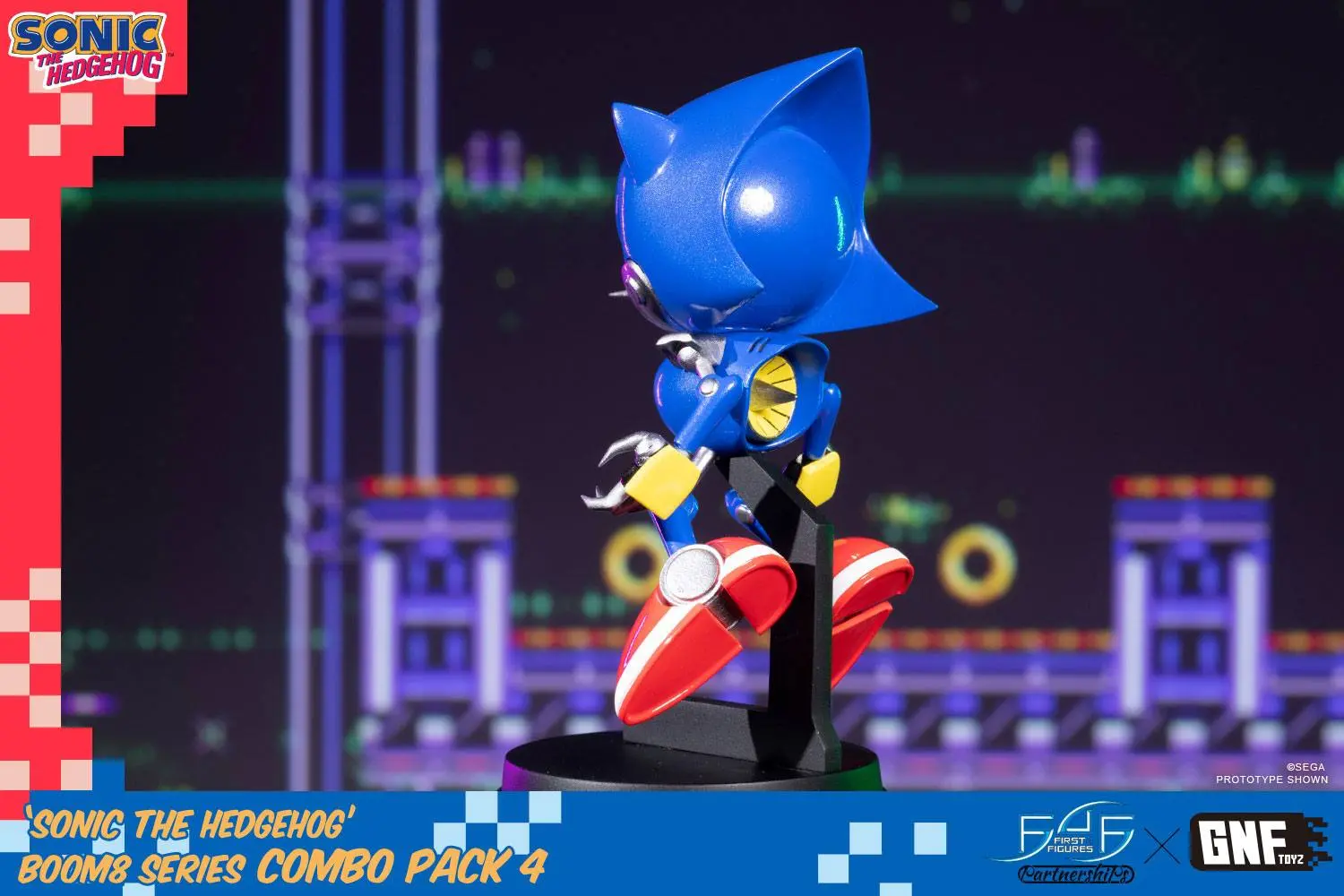 Sonic The Hedgehog BOOM8 Series  Vol. 07 Metal Sonic PVC figura 11 cm termékfotó