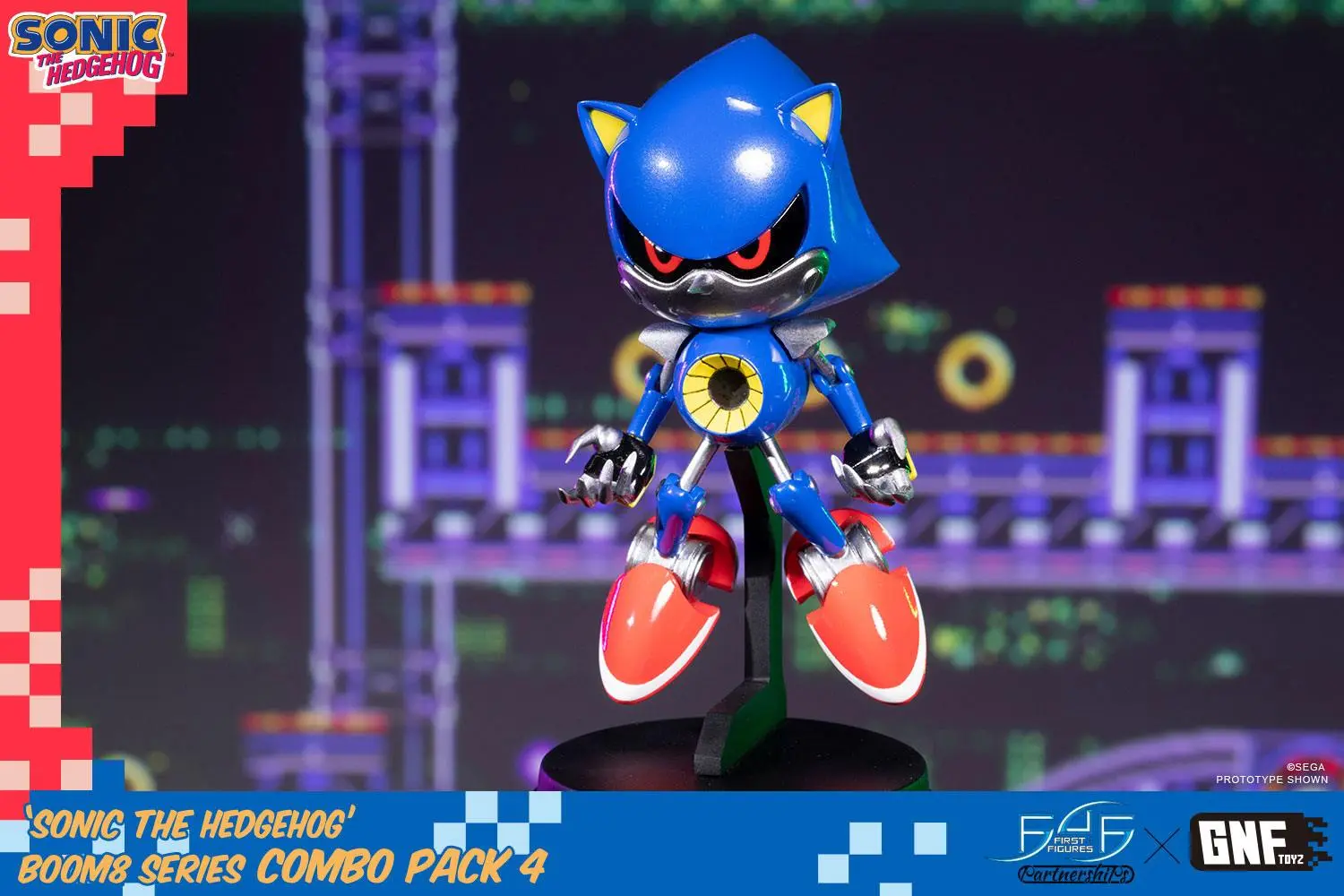 Sonic The Hedgehog BOOM8 Series  Vol. 07 Metal Sonic PVC figura 11 cm termékfotó