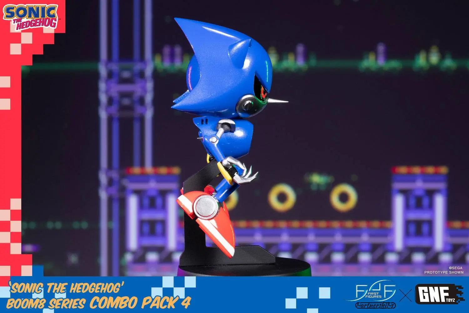 Sonic The Hedgehog BOOM8 Series  Vol. 07 Metal Sonic PVC figura 11 cm termékfotó