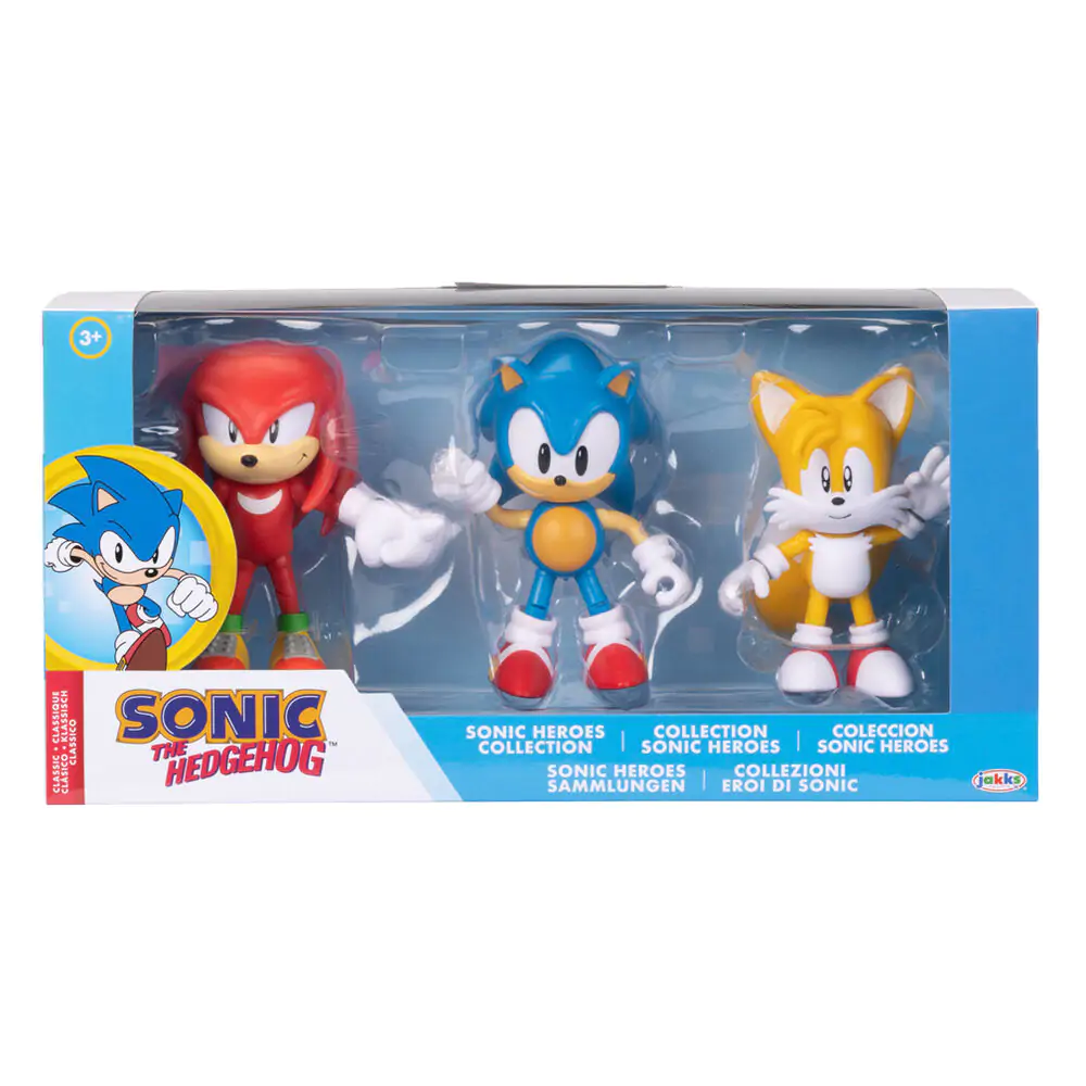 Sonic the Hedgehog Classic 3db-os figura csomag 10cm termékfotó