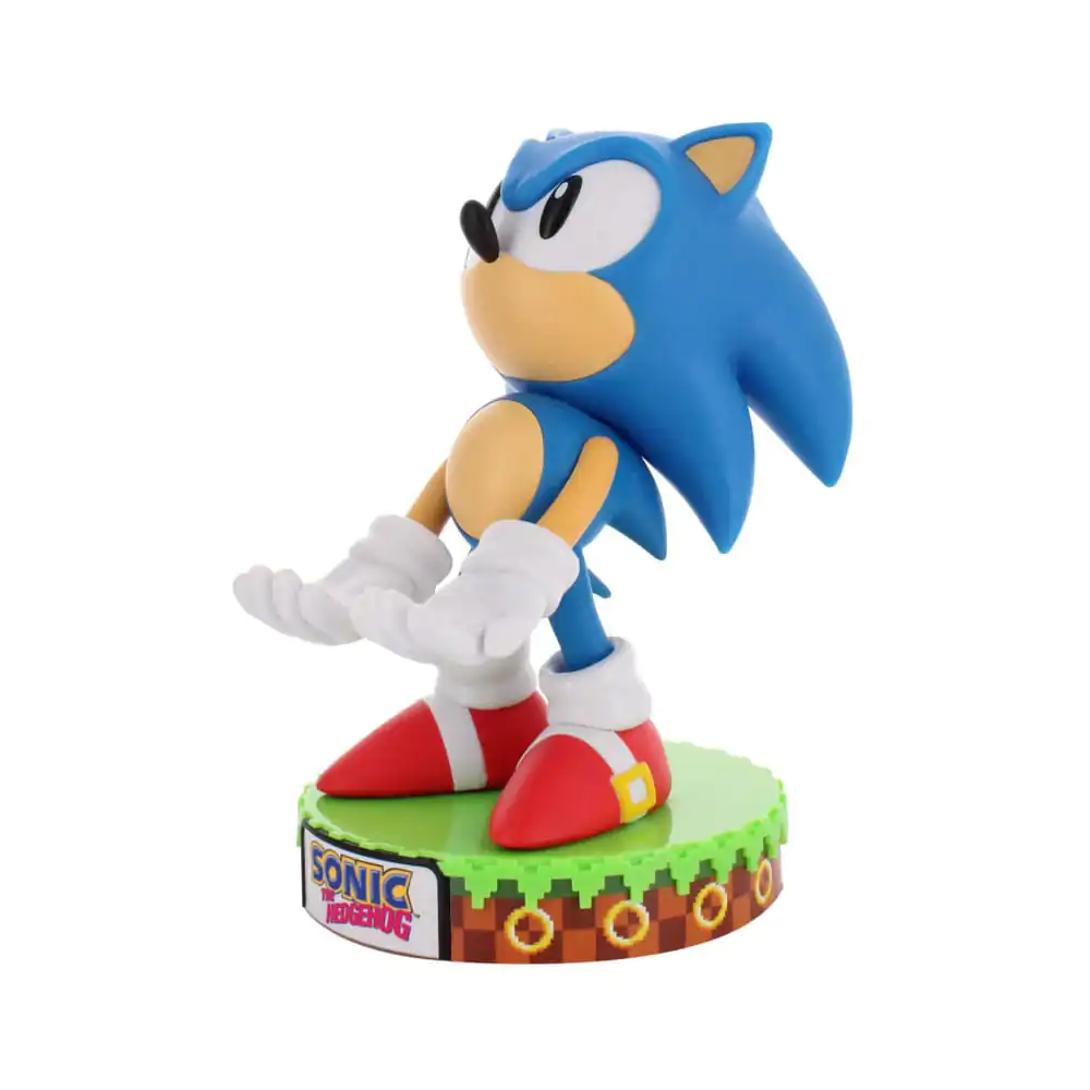 Sonic The Hedgehog Deluxe Sonic kontroller/telefon tartó Cable Guy figura 20cm termékfotó