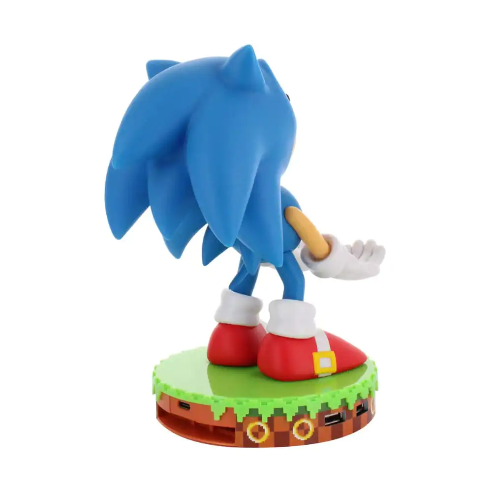 Sonic The Hedgehog Deluxe Sonic kontroller/telefon tartó Cable Guy figura 20cm termékfotó