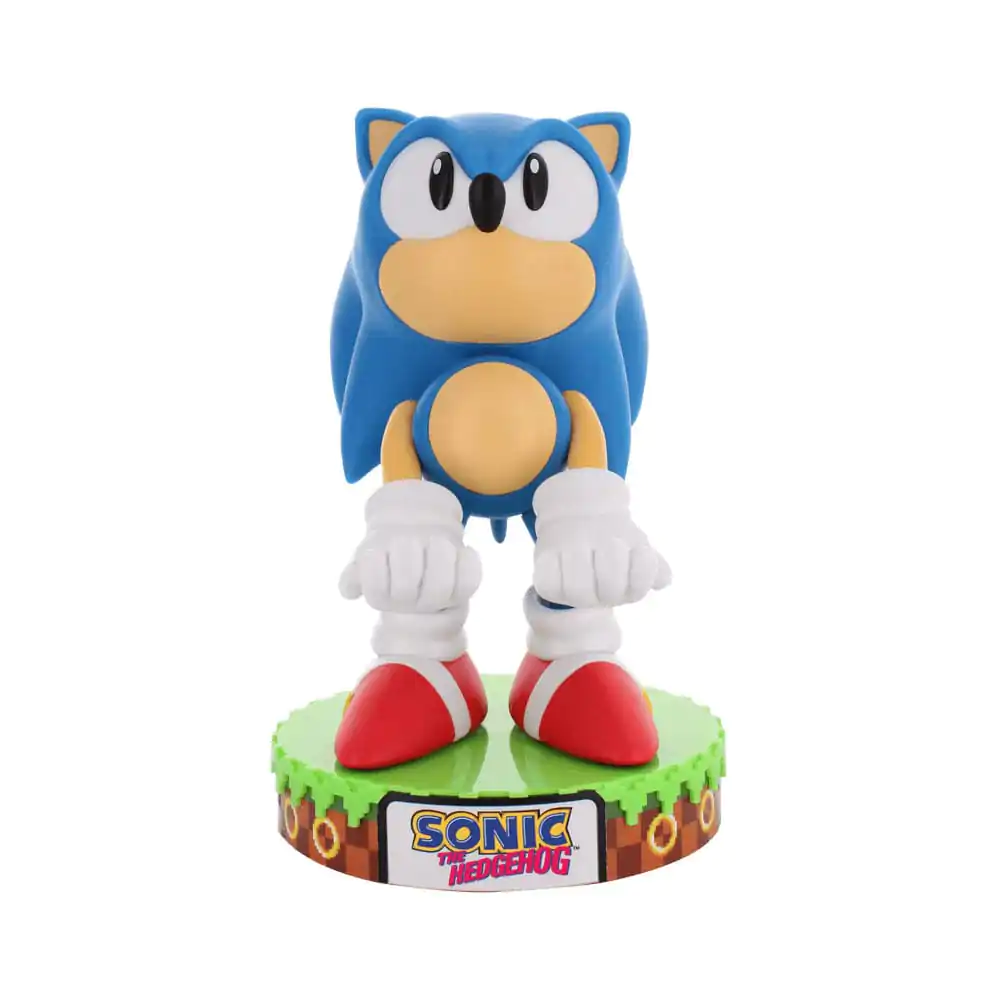 Sonic The Hedgehog Deluxe Sonic kontroller/telefon tartó Cable Guy figura 20cm termékfotó
