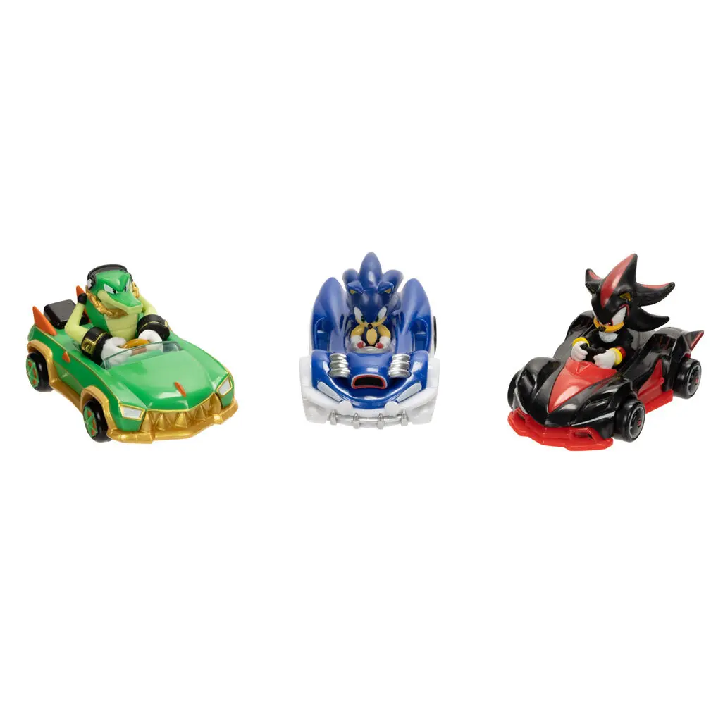 Sonic The Hedgehog Die Cast 3 db-os autó csomag 1:64 termékfotó