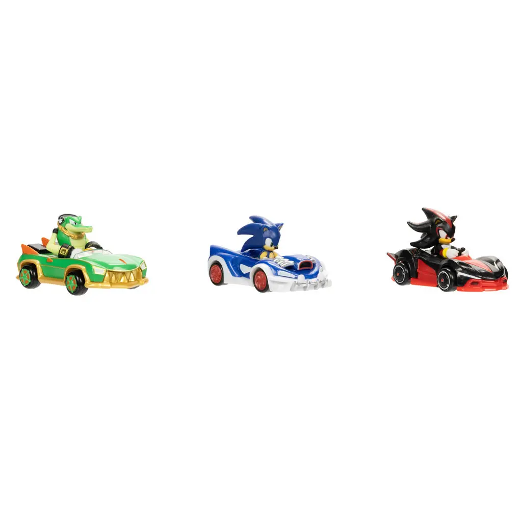 Sonic The Hedgehog Die Cast 3 db-os autó csomag 1:64 termékfotó