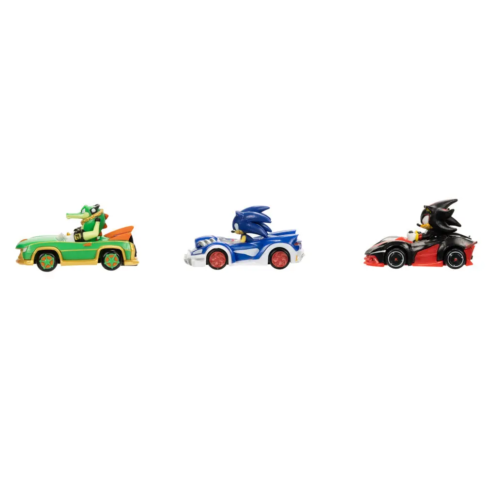 Sonic The Hedgehog Die Cast 3 db-os autó csomag 1:64 termékfotó