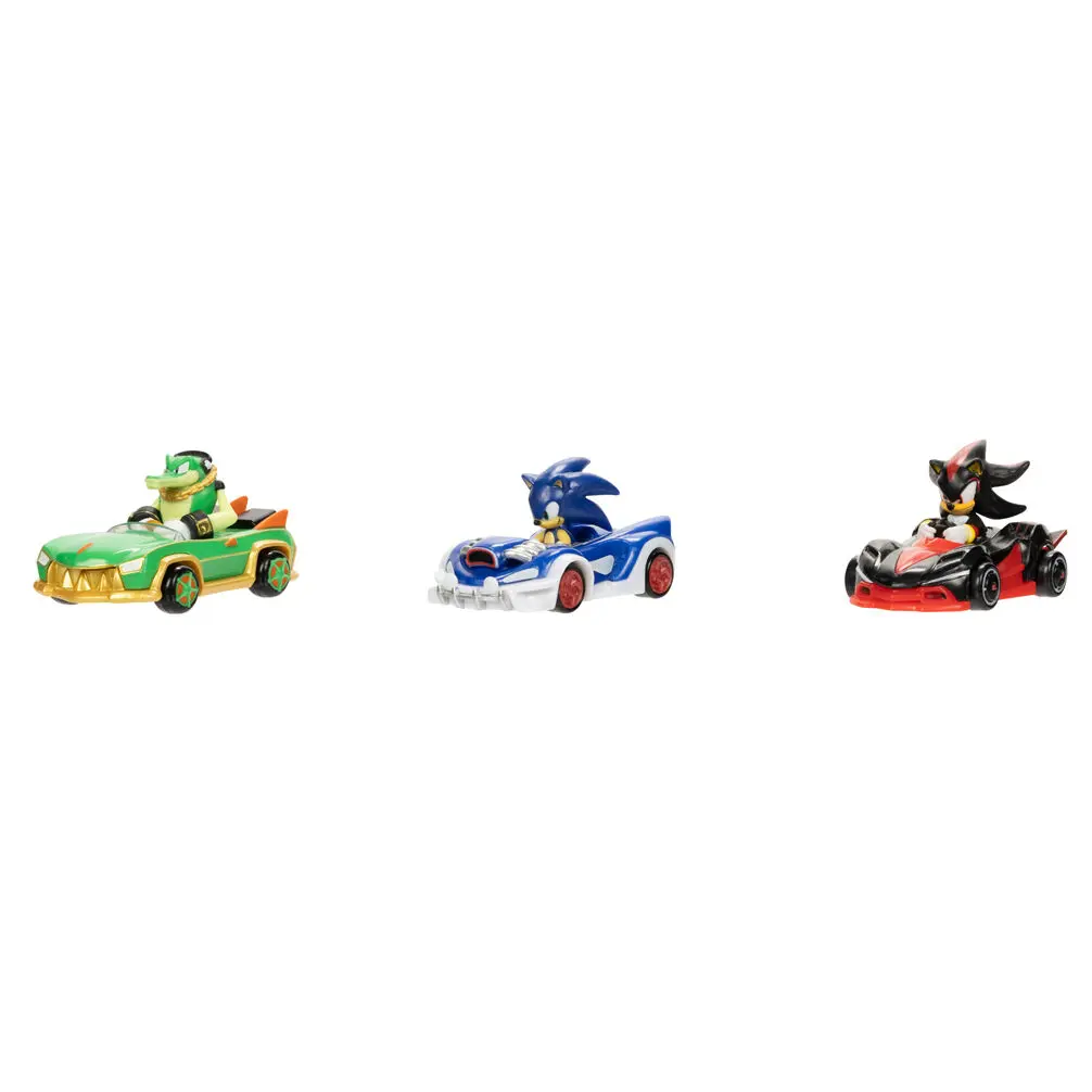 Sonic The Hedgehog Die Cast 3 db-os autó csomag 1:64 termékfotó