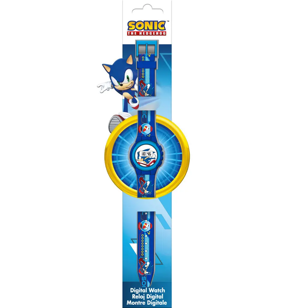 Sonic The Hedgehog digitális óra termékfotó
