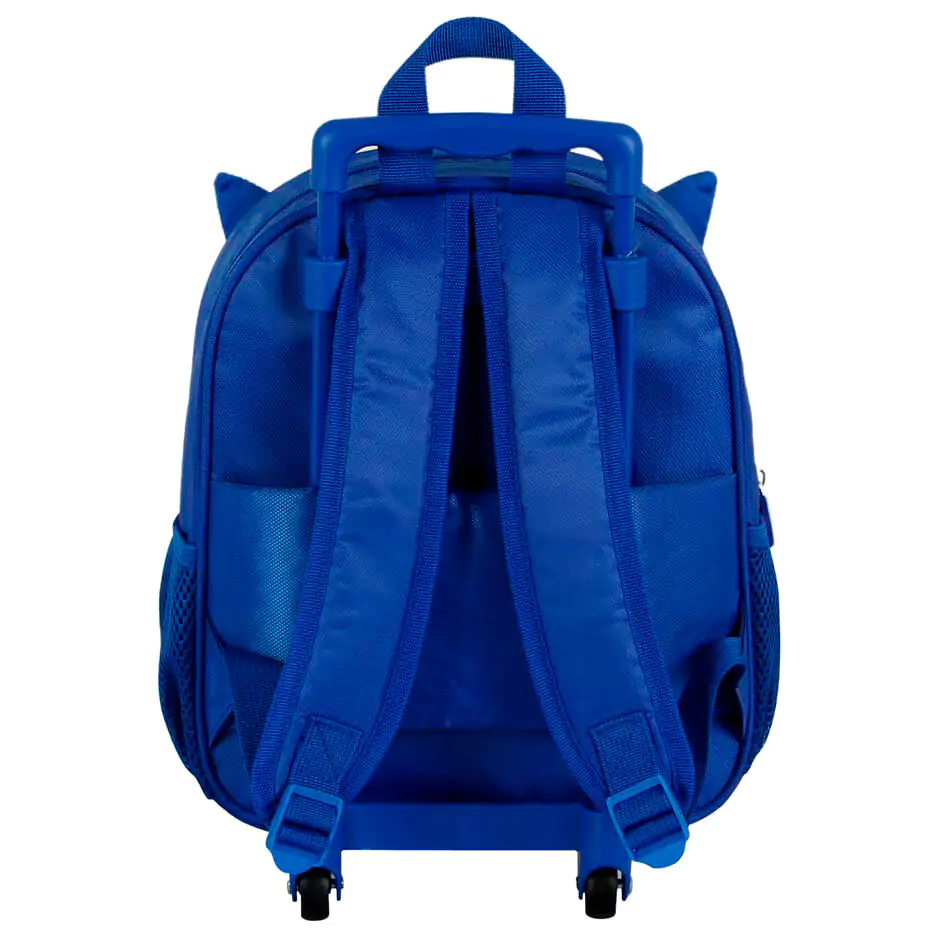 Sonic the Hedgehog Face 3D gurulós táska 31cm termékfotó