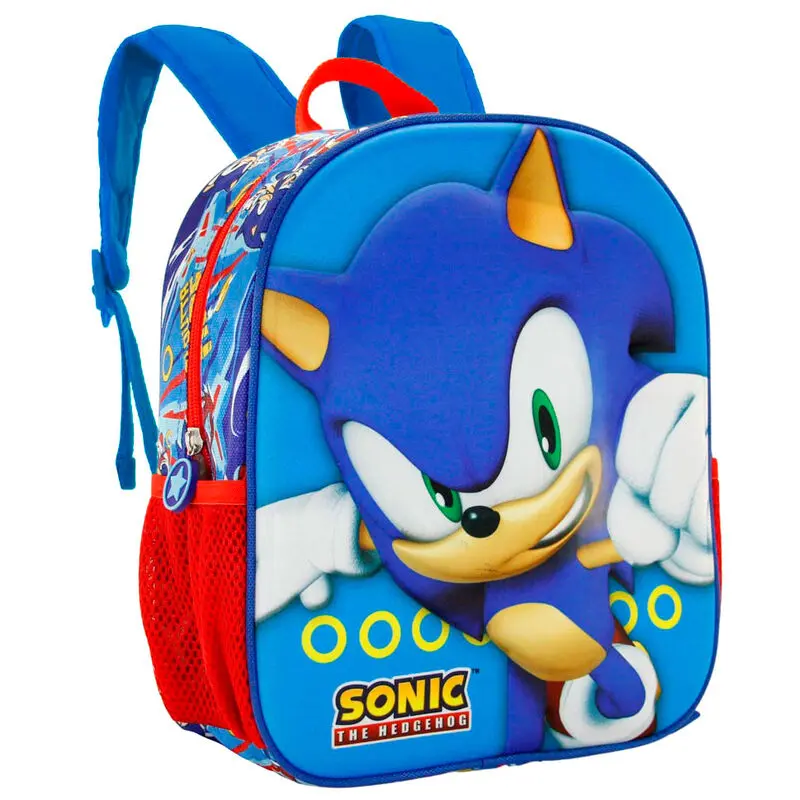 Sonic The Hedgehog Fast 3D táska hátizsák 31cm termékfotó