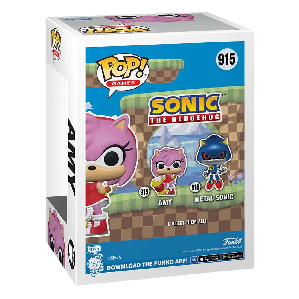 Sonic the Hedgehog Funko POP! Games Vinyl figura Amy Rose 9 cm termékfotó