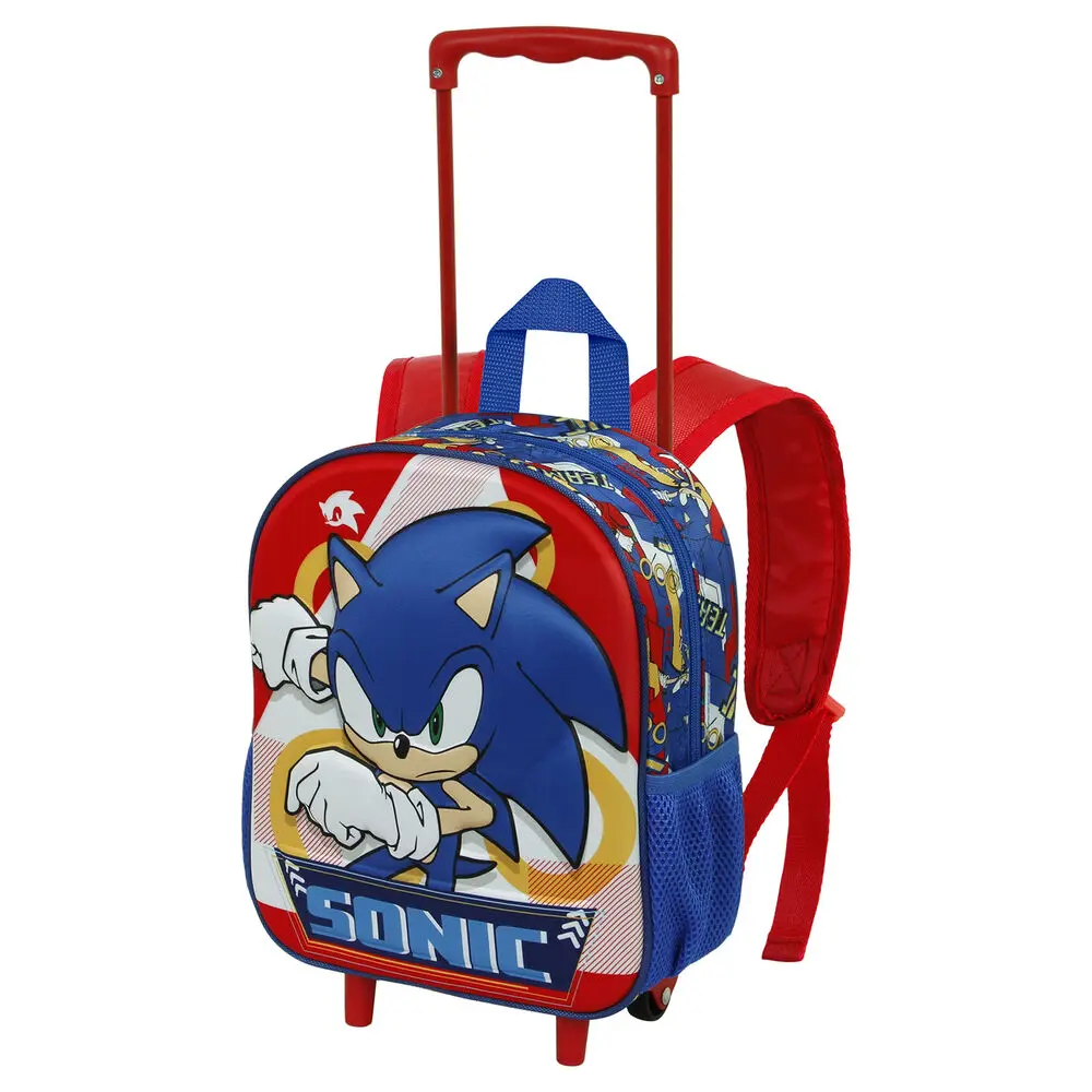 Sonic The Hedgehog Game 3D gurulós táska 34cm termékfotó