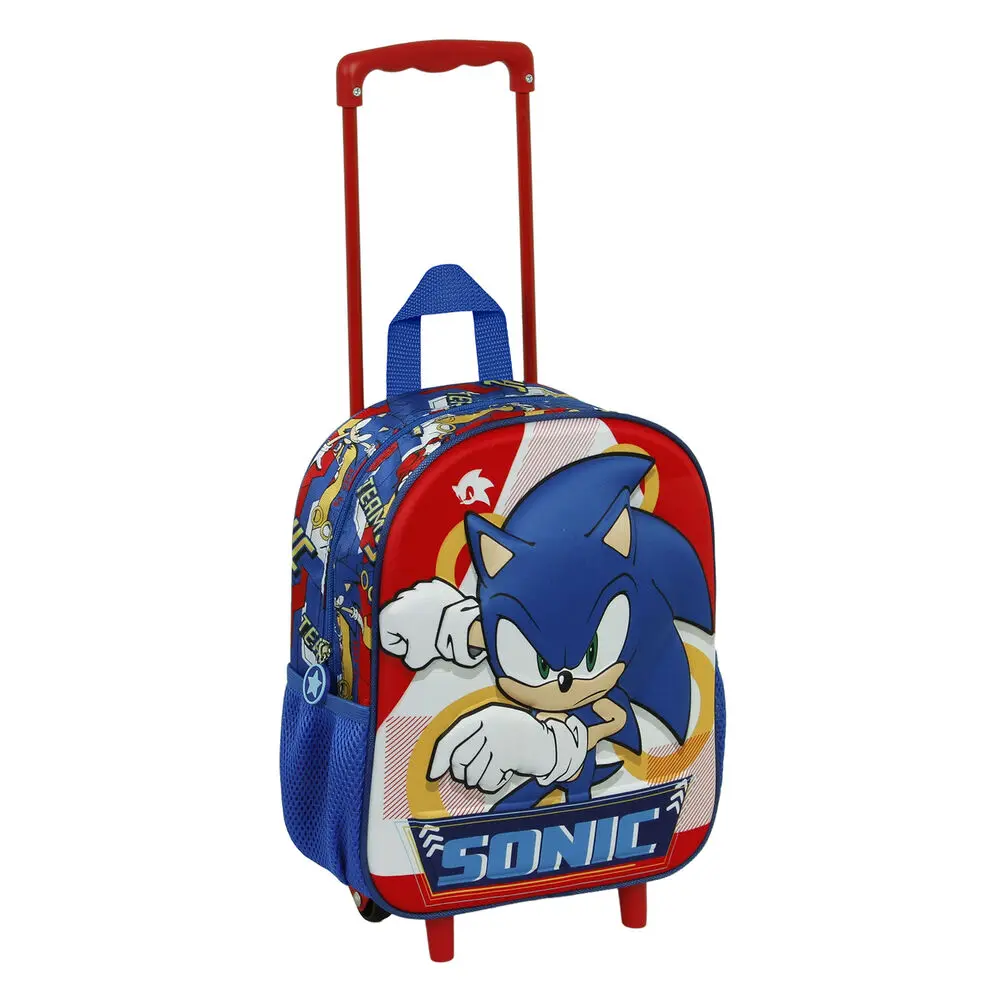 Sonic The Hedgehog Game 3D gurulós táska 34cm termékfotó