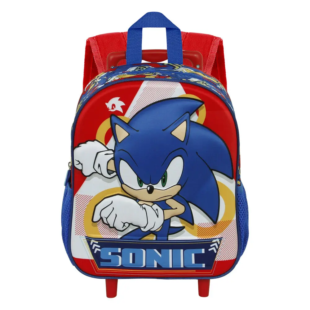 Sonic The Hedgehog Game 3D gurulós táska 34cm termékfotó