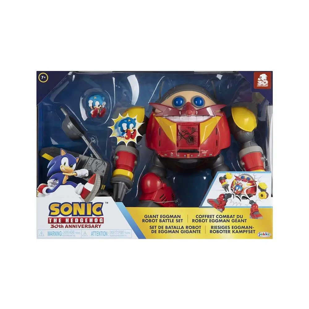 Sonic the Hedgehog Giant Robot Eggman vs Sonic Battle játékkészlet termékfotó